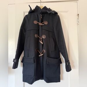 Pendleton Portland Collection Duffle Coat. Small. 100% Virgin Wool. Plaid Lined